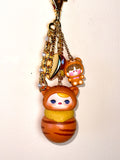 Limited Edition 1/1 “RED TABBY” PUCKY Roly-Poly Kitty Bag Charm