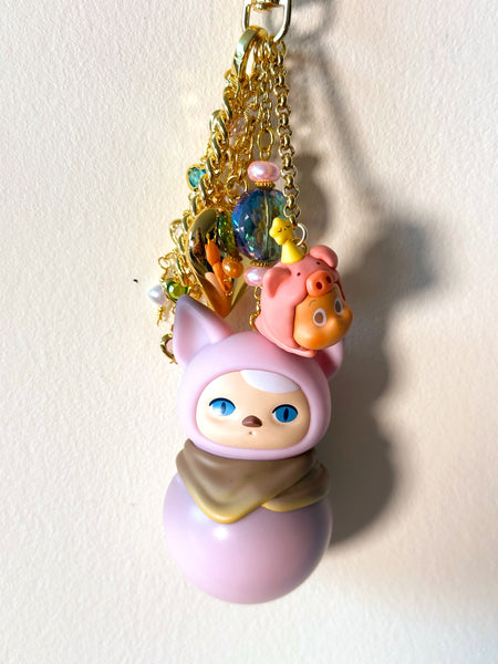 Limited Edition 1/1 “SPHYNX” PUCKY Roly-Poly Kitty Bag Charm