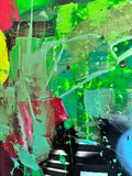 “Red & Green #1” Original Artwork