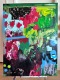 “Red & Green #1” Original Artwork