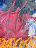 “Blue & Orange #2” Original Artwork