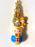 Limited Edition 1/1 “WINDUP” PUCKY Roly-Poly Kitty Bag Charm