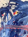 “Blue & Orange #2” Original Artwork