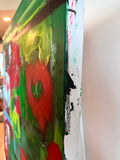 “Red & Green #1” Original Artwork