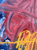 “Blue & Orange #2” Original Artwork