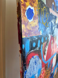 “Blue & Orange #3” Original Artwork