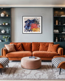 “Blue & Orange #2” Original Artwork