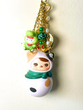Limited Edition 1/1 “CALICO” PUCKY Roly-Poly Kitty Bag Charm